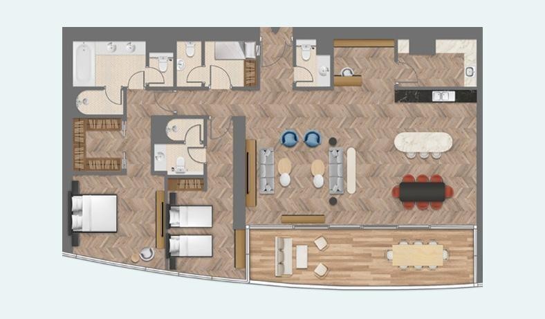 2 Bedroom Apartment Type C